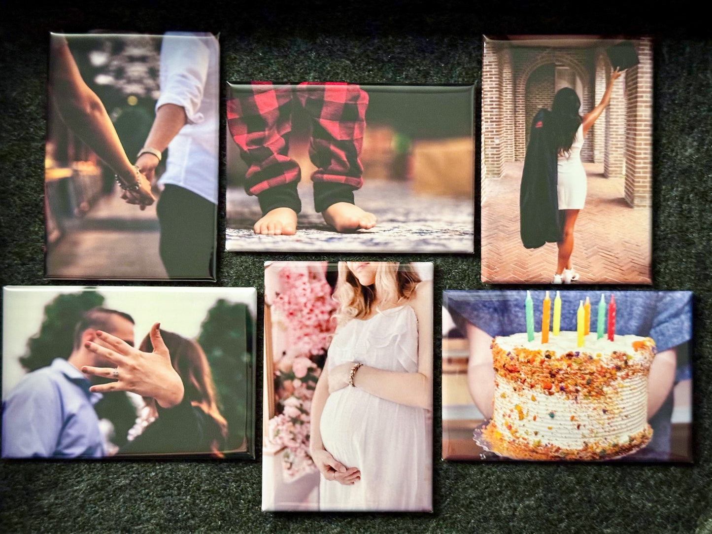 Custom Photo Magnets, Set of 6