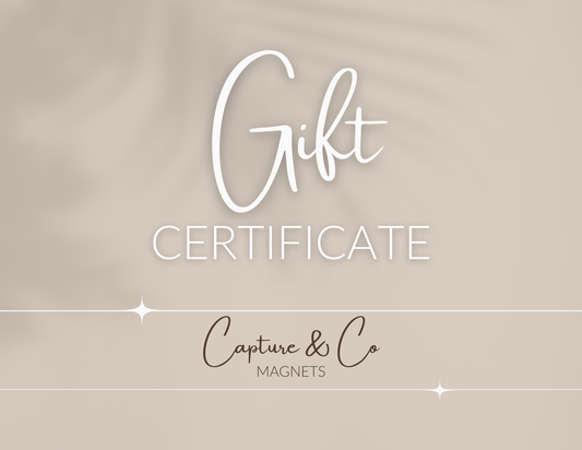 Capture & Co Magnets Gift Card