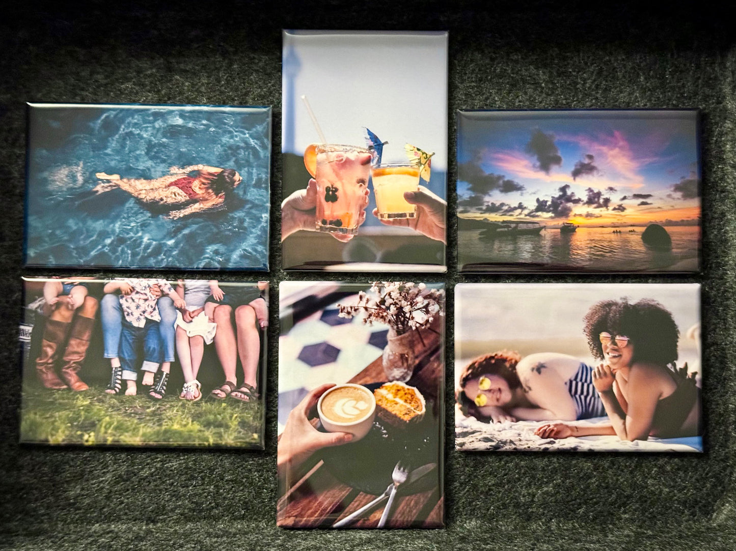 Custom Photo Magnets, Set of 6