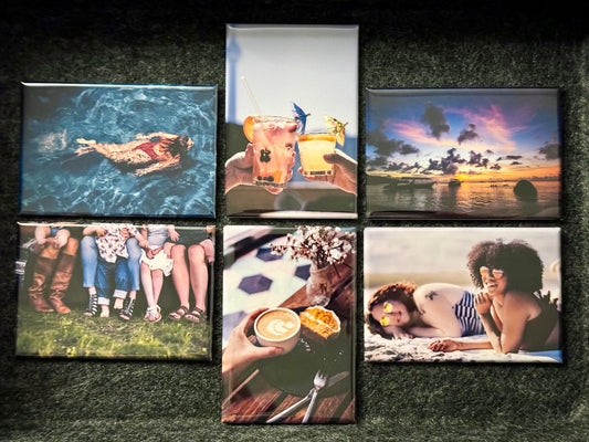 Custom Photo Magnets, Set of 6